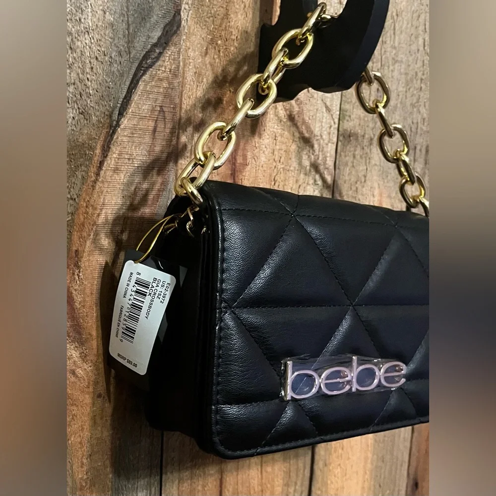 🖤NWT🖤bebe Los Angeles Black Crossbody Bag. $89RP - Picture 8 of 8